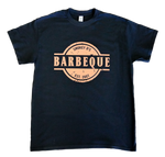 Photo of a black t-shirt with "Smokey D's Barbeque Est 2007" graphic